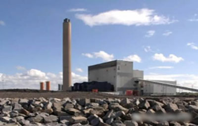 Lynemouth power plant in UK