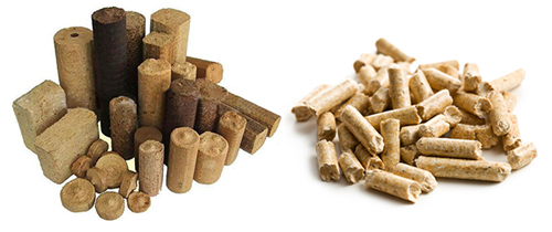 biomass briquettes and biomass pellets