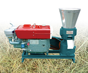 Grass pellet machine