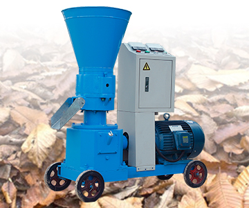 Leaf pellet mill