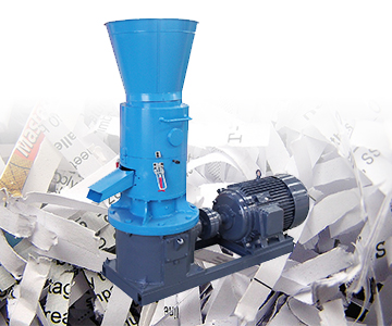 Paper pellet machine