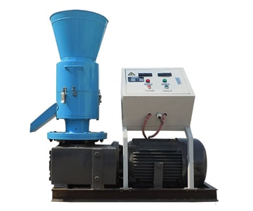 Electric Pellet Mill for Biomass & Forage - 3kW, 120mm Die