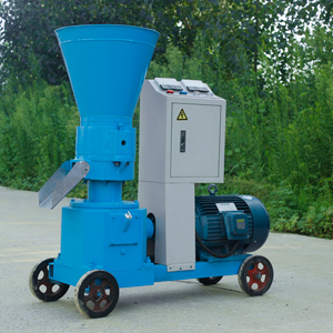 4kw Sawdust Wood Pellets Machine Alloy Metal 120kg/ H Straw Pellet Making  Machine