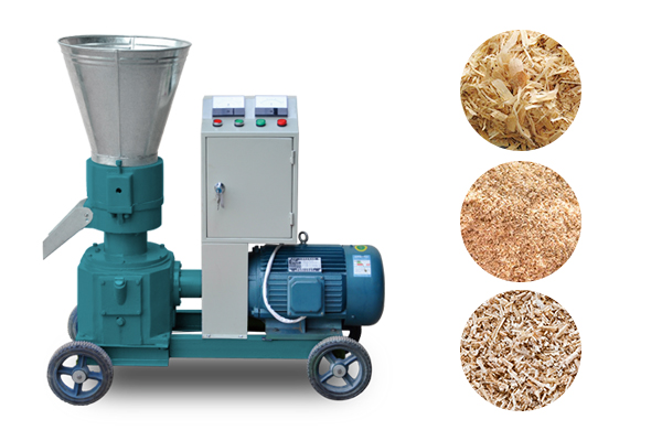 4kw Sawdust Wood Pellets Machine Alloy Metal 120kg/ H Straw Pellet Making  Machine