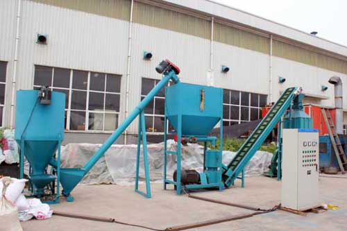 screw conveyor in wood pellet plant