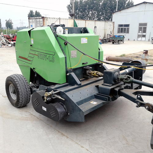 straw crushing round baler