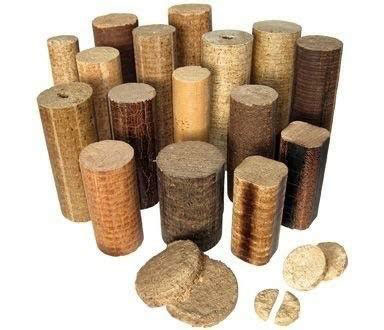 wood briquettes