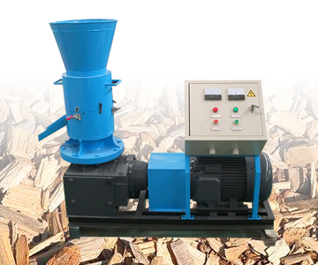 Wood chip pellet machine