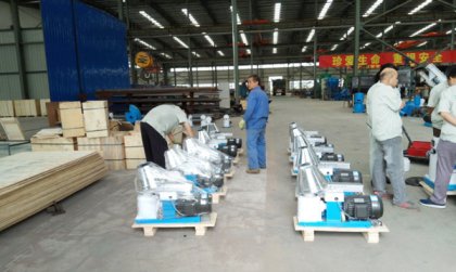 10 sets of electric pellet machines were exported to Korea