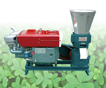 Alfalfa pellet machine