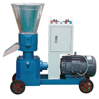 Electric motor pellet mill