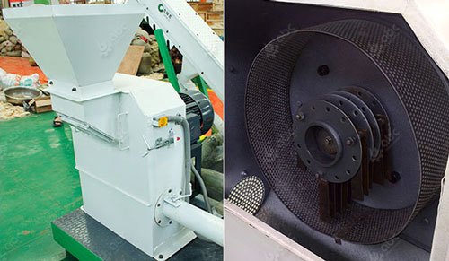 hammer mill in all in one pellet plant