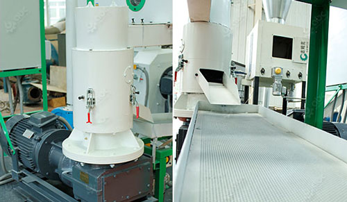 pellet mill and vibrating sieve