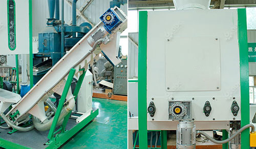 scraper conveyor and mixing feeder