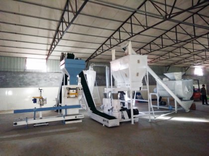 2ton/h feed pellet plant in Philippines