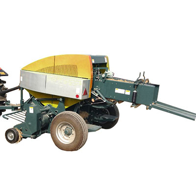 Square Baler With Tractor
