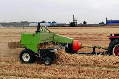 Square Baler Working